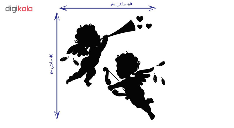 استیکر چوبی مدل b-10