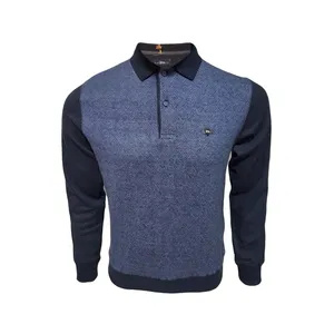 پولوشرت آستین بلند مردانه مدل دو دکمه کد 862