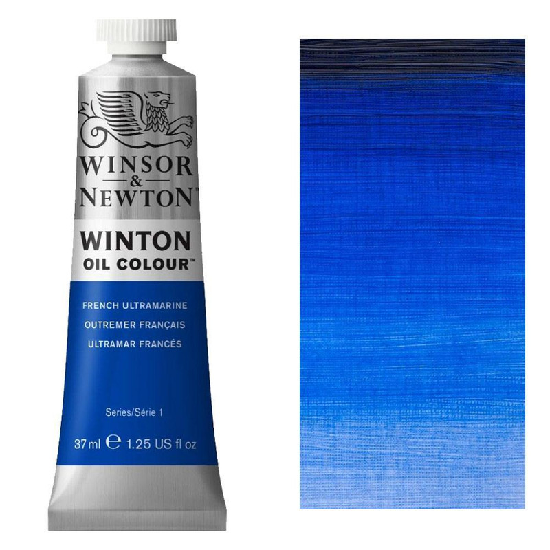 رنگ روغن وینزور اند نیوتون مدل FRENCH ULTRAMARINE 21 حجم 37 میلی لیتر