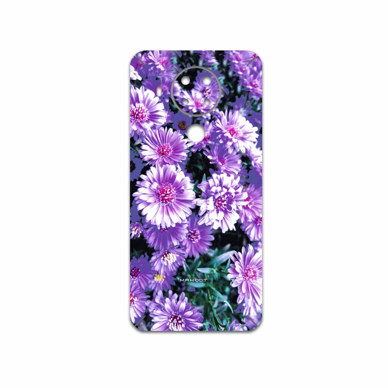برچسب پوششی ماهوت مدل Purple-Flower مناسب برای گوشی موبایل نوکیا 5.4