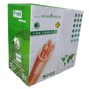 کابل شبکه Cat 6 پی نت مدل 24AWG/4P طول 305 متر