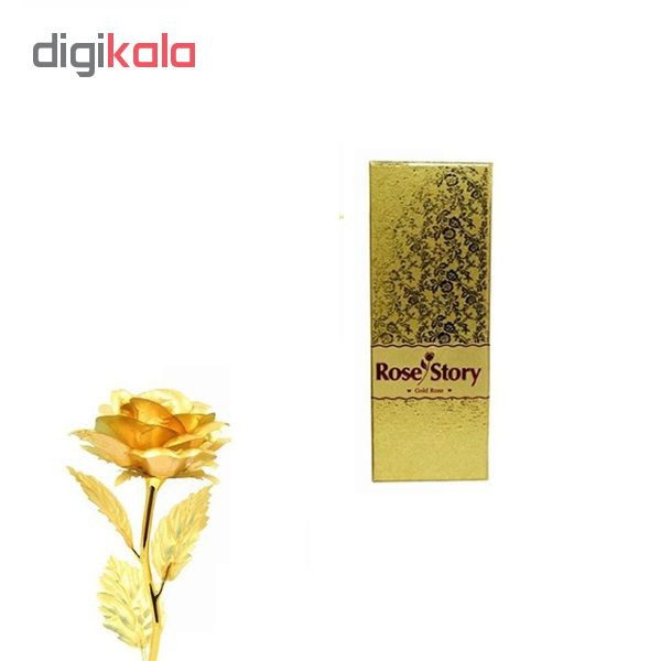 شاخه گل رز مدل Golden Rose 02
