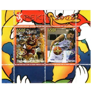 تمبر یادگاری مدل مالاوی ورزشی مجموعه 2عددی