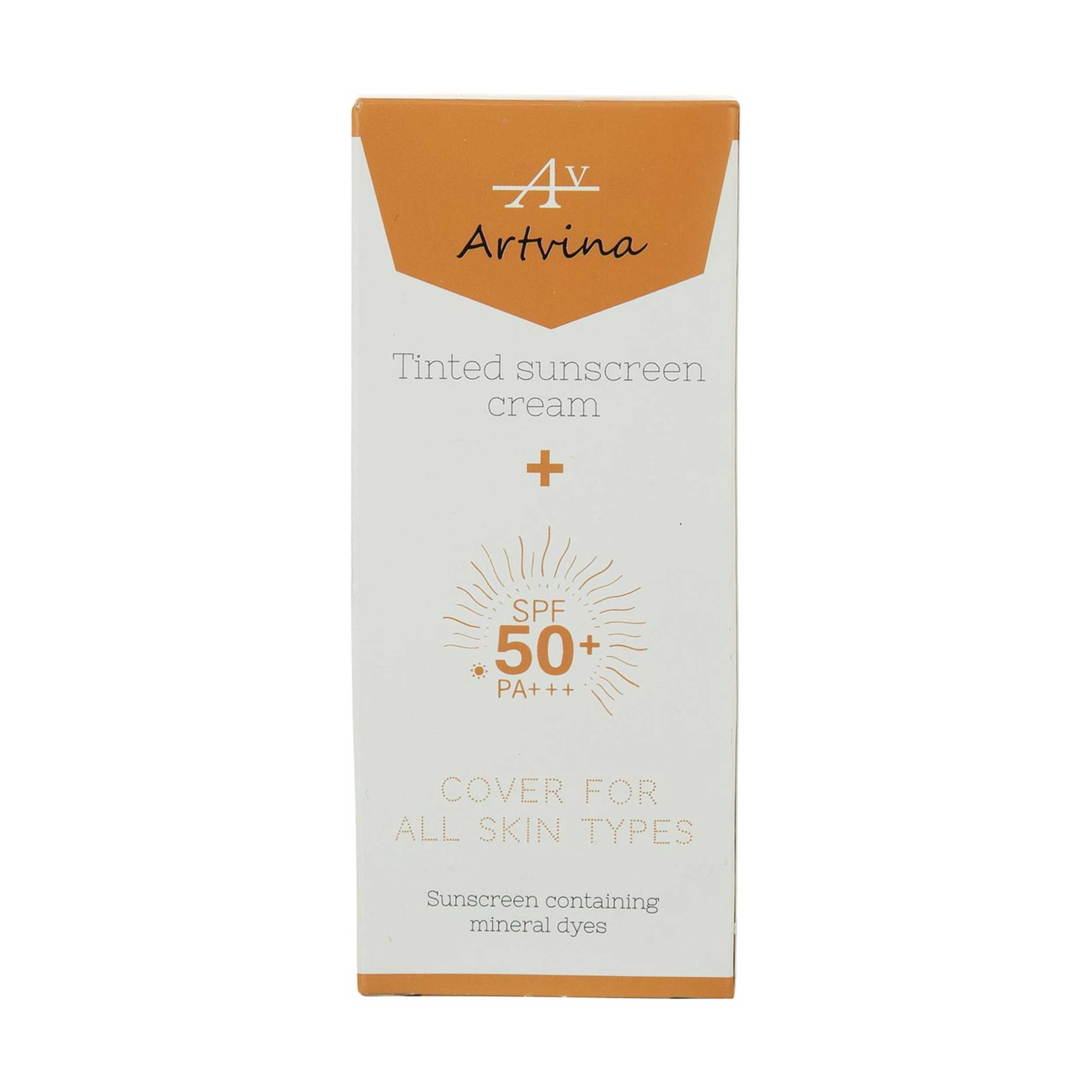 کرم ضد آفتاب بی رنگ آرت وینا SPF50 مدل vitamin مناسب انواع پوست حجم 50 میلی لیتر کرم ضد آفتاب بی رنگ آرت وینا SPF50 مدل vitamin مناسب انواع پوست حجم 50 میلی لیتر