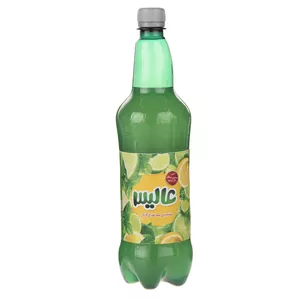 نوشیدنی لیمو نعناع گازدار عالیس - 1 لیتر
