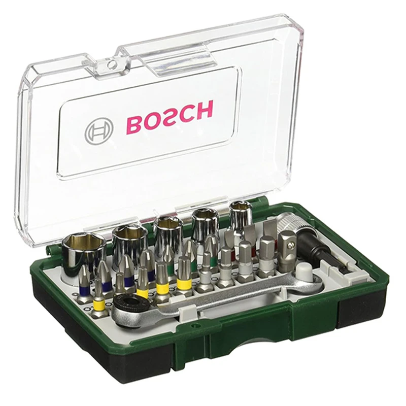 سری پیچ گوشتی بوش مدل فوق حرفه ای BO-27PCS BOX مجموعه 27 عددی