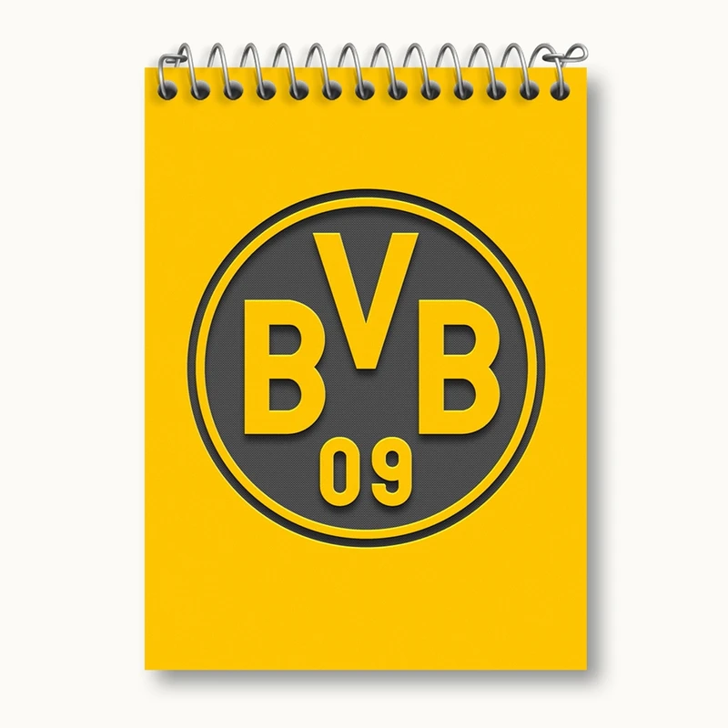دفتر یادداشت 50 برگ خندالو مدل باشگاه دورتموند کد 27439