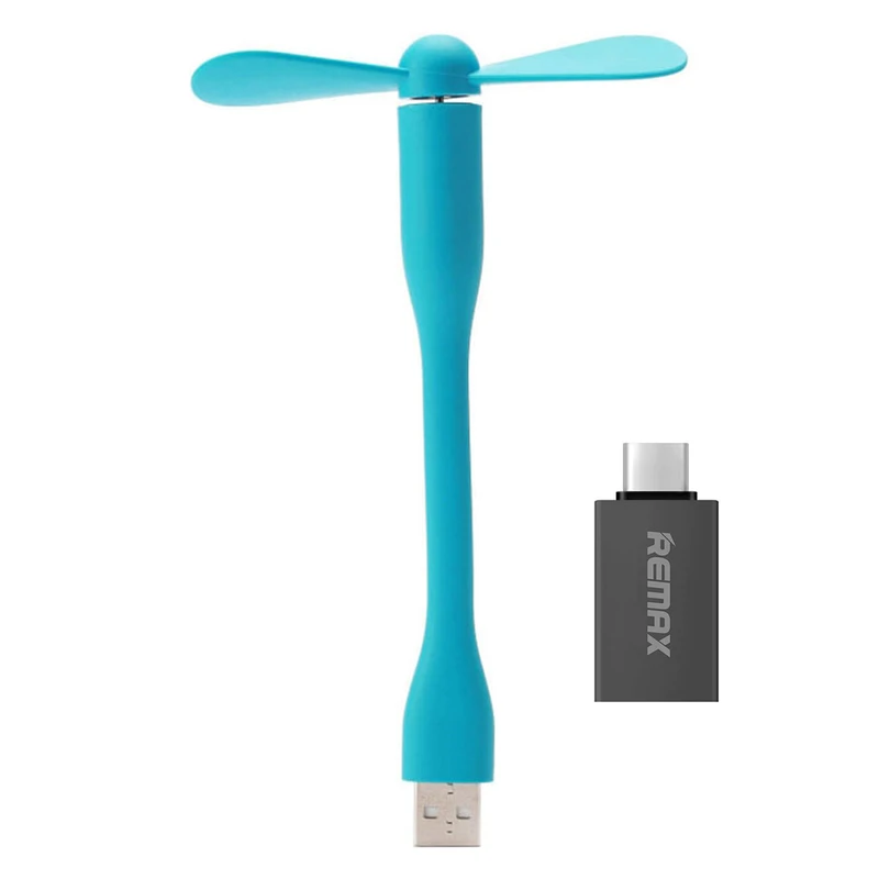 پنکه همراه USB مدل RT-SS به همراه مبدل ریمکس