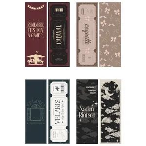 نشانگر کتاب طرح فانتزی کد N011 بسته هشت عددی