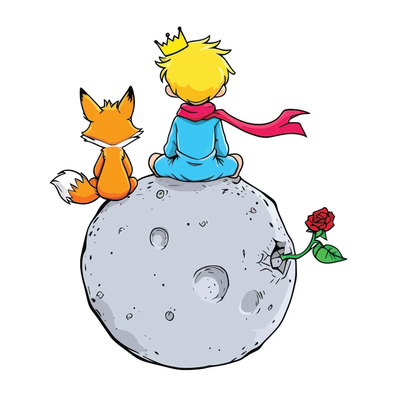 برچسب لپ تاپ پویا مارکت طرح شاهزاده کوچولو کد 3926