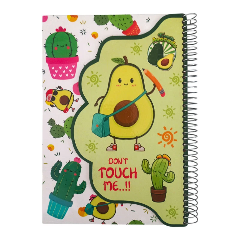 دفتر مشق 100 برگ هیرو طرح آووکادو
