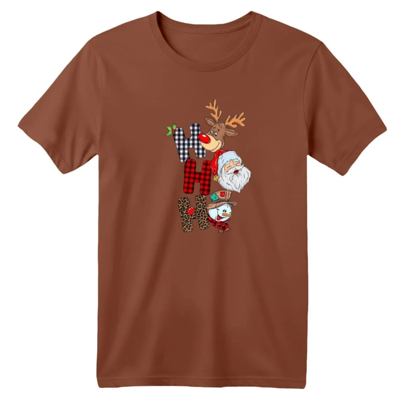 تی شرت آستین کوتاه بچگانه مدل گوزن کریسمس کد 21