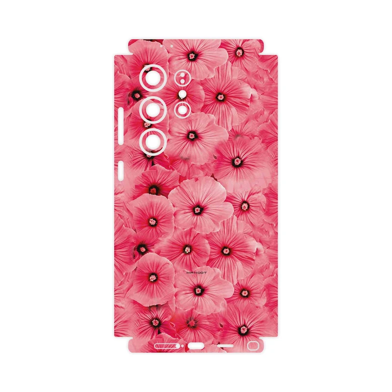 برچسب پوششی ماهوت مدل Pink_Flower-FullSkin مناسب برای گوشی موبایل سامسونگ Galaxy S24 Ultra