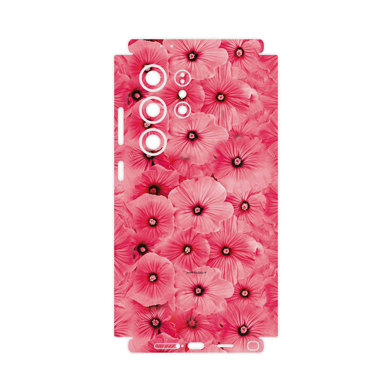 برچسب پوششی ماهوت مدل Pink_Flower-FullSkin مناسب برای گوشی موبایل سامسونگ Galaxy S24 Ultra