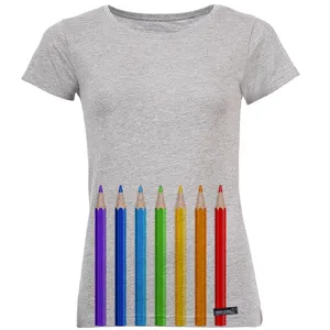 تی شرت آستین کوتاه زنانه 27 مدل Art Supplies کد MH1499
