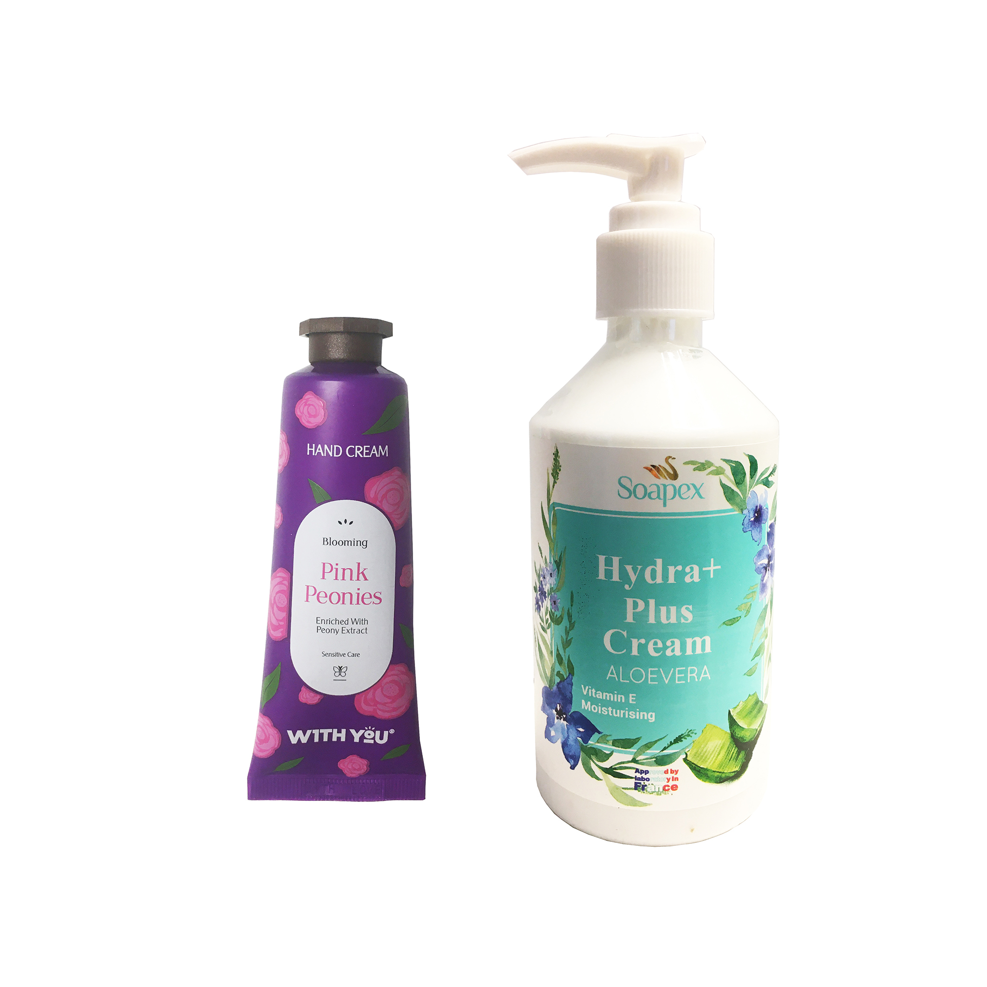 کرم آبرسان و مرطوب کننده سوپکس مدل Hydra Plus حجم 250 میلی لیتر به همراه کرم مرطوب کننده ویت یو مدل Pink Peonies حجم 50 میلی لیتر 