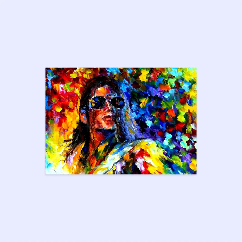 پوستر هومرو مدل فلزی طرح موسیقی Micheal Jackson کد PS1510