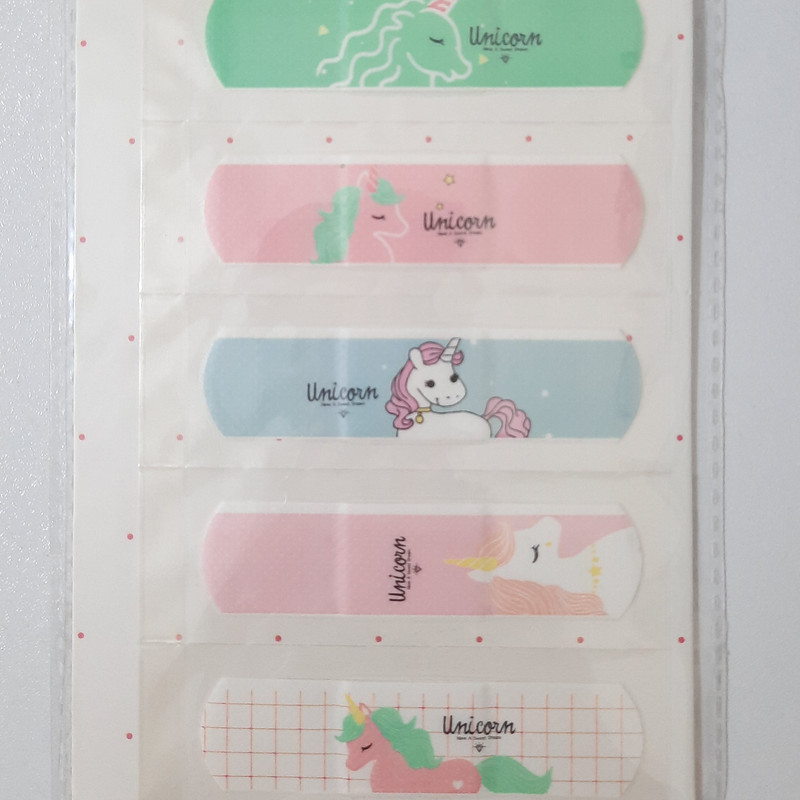 چسب زخم طرح یونیکورن کد S-2 بسته 5 عددی