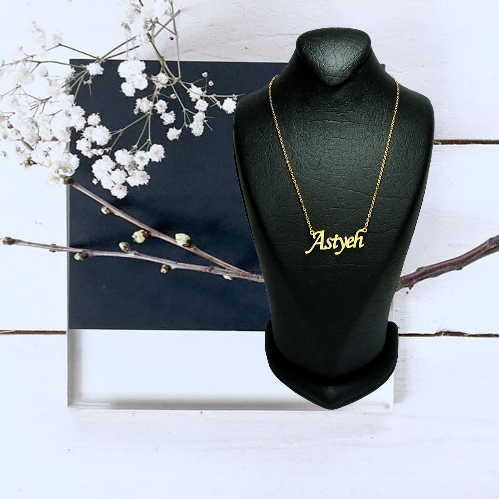 گردنبند نقره زنانه آی جواهر مدل آسیه کد N633 -  - 4