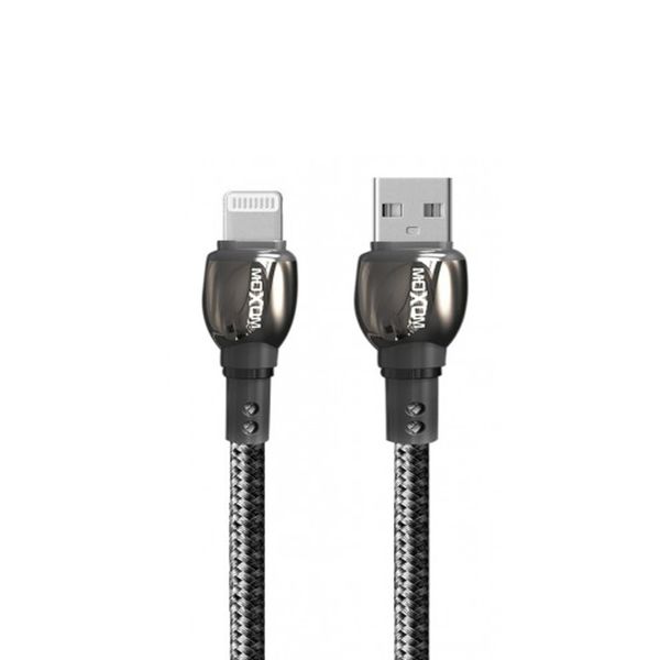 کابل تبدیل USB به لایتنینگ موکسوم مدل MX-CB44 طول 4 متر کابل تبدیل USB به لایتنینگ موکسوم مدل MX-CB44 طول 4 متر