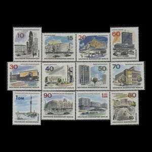 تمبر یادگاری مدل خارجی مجموعه 12 عددی