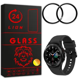  محافظ صفحه نمایش لاین مدل RT007 مناسب برای ساعت هوشمند سامسونگ Galaxy Watch 4 Classic 42mm بسته دو عددی