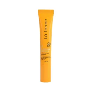 کرم ضد آفتاب دورچشم بدون رنگ لافارر، 30 SPF، مدل مینرال، مناسب انواع پوست و حجم 15 میلی‌لیتر، محافظت کننده در برابر اشعه UVA و UVB، ضد حساسیت و التهاب، بدون چربی، ضد آب، +++PA، ضد چروک، تعدیل کننده هاله تیره دور چشم، مغذی، رطوبت‌رسان، با ماندگاری 2 ساعته