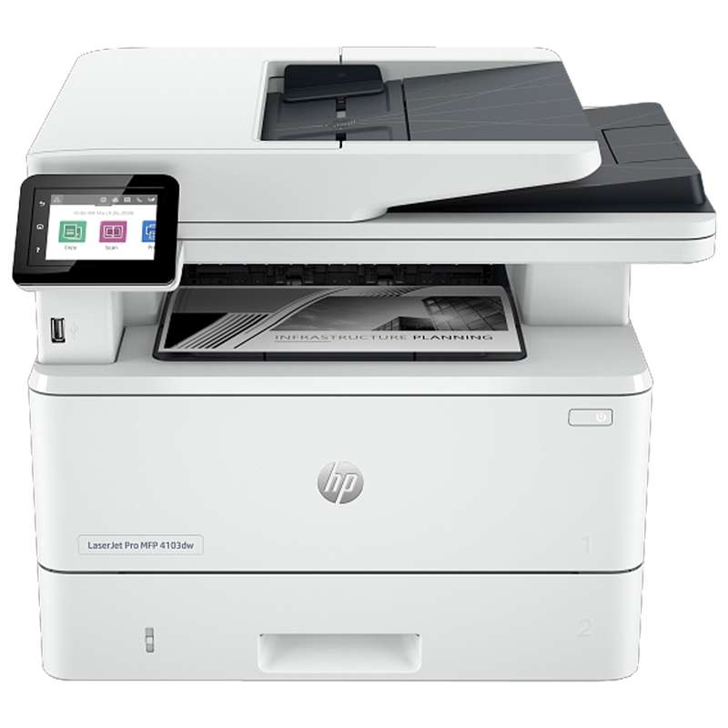 پرینتر چند کاره لیزری اچ پی مدل LaserJet Pro MFP 4103dw پرینتر چند کاره لیزری اچ پی مدل LaserJet Pro MFP 4103dw