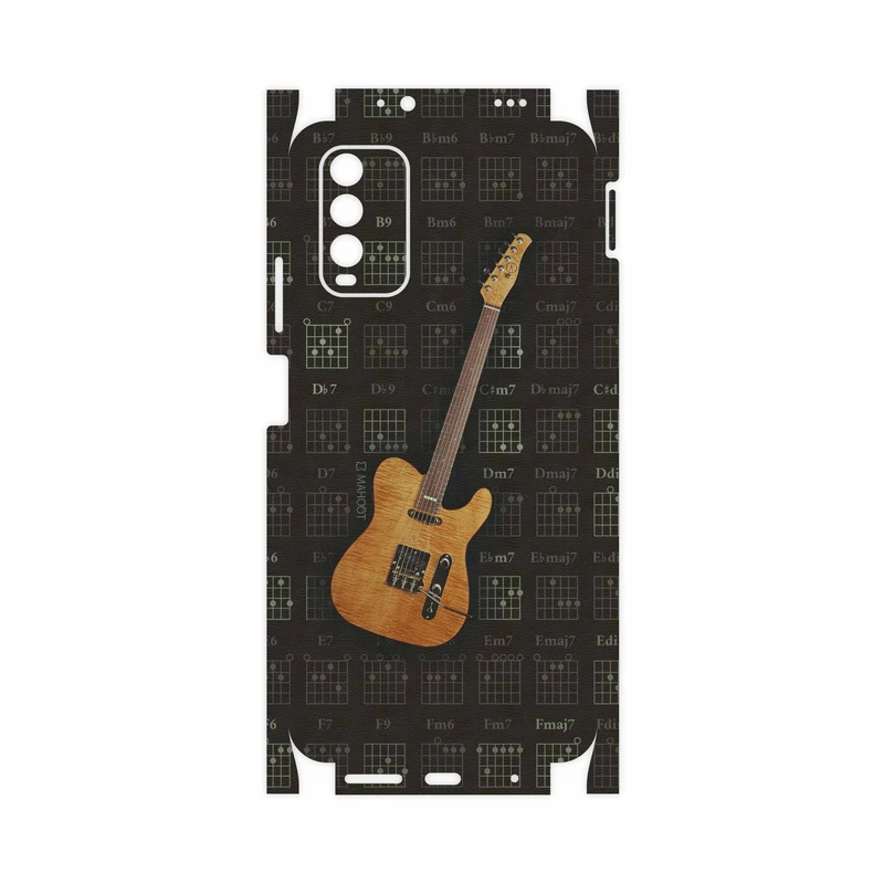 برچسب پوششی ماهوت مدل Guitar-Instrument-FullSkin مناسب برای گوشی موبایل شیائومی Redmi 9T