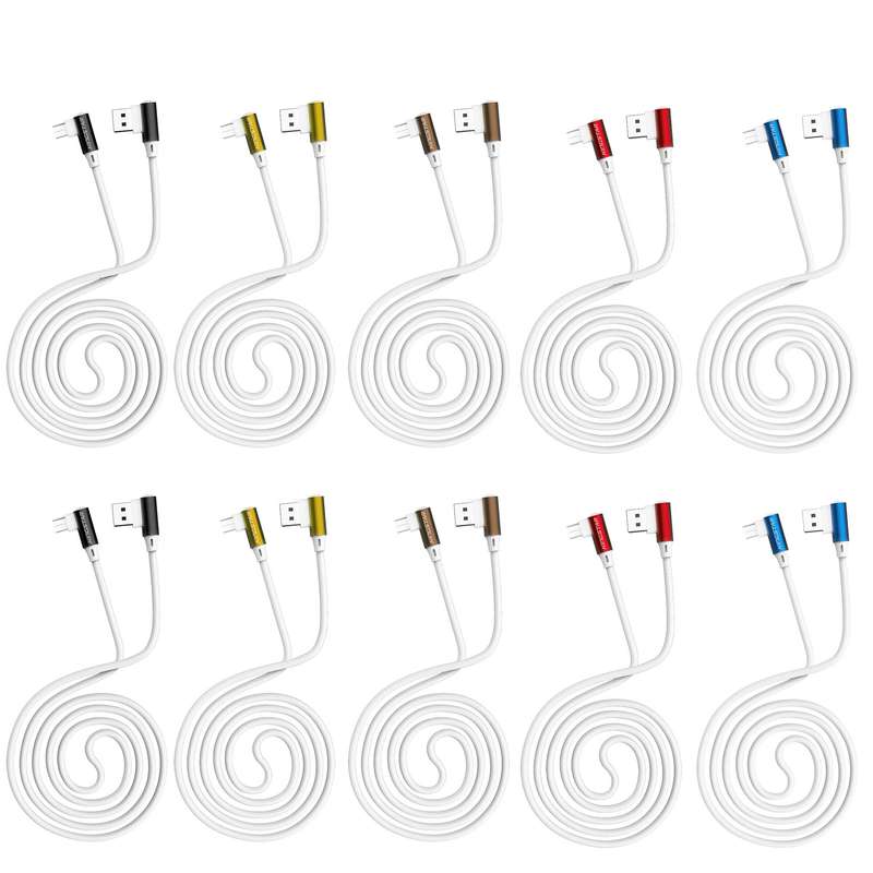 کابل تبدیل USB به microUSB کینگ استار مدل K90A طول 1.2 متر بسته 10 عددی
