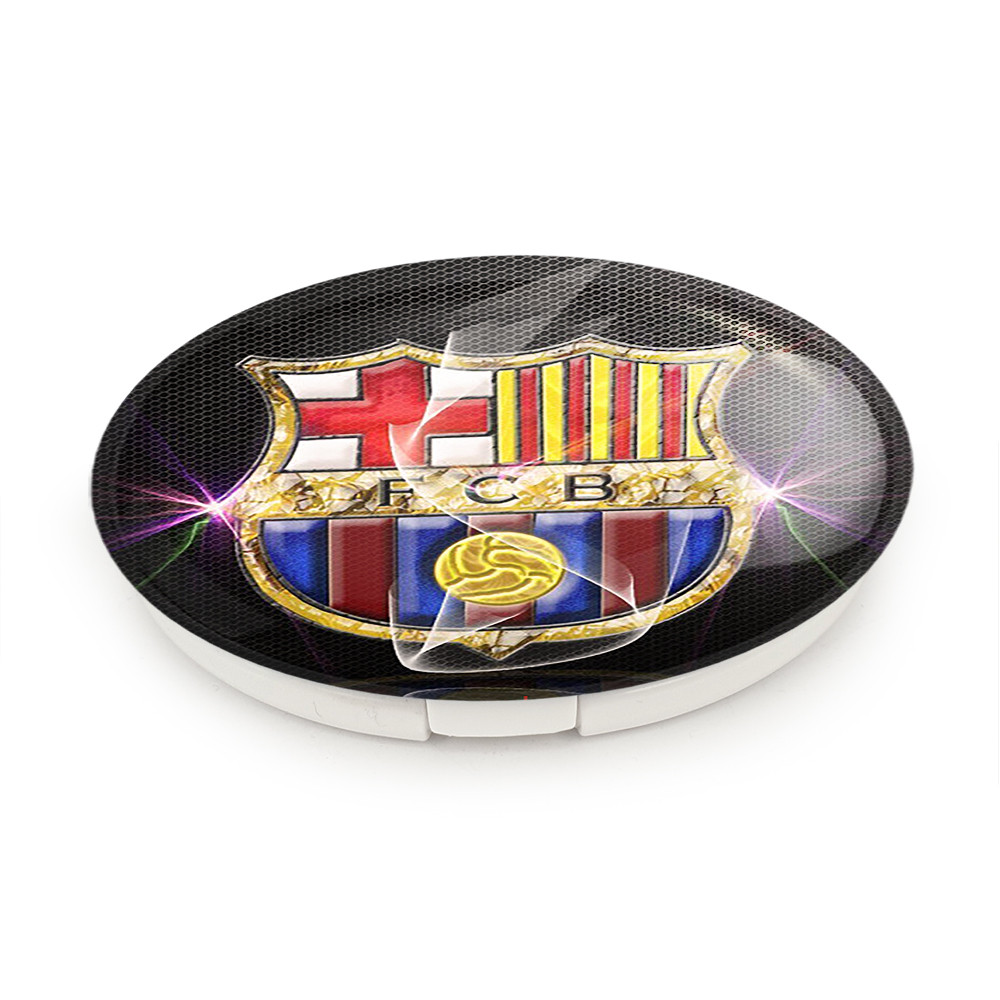 آینه جیبی خندالو طرح باشگاه بارسلونا مدل تاشو کد 26239