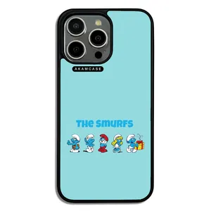 AKAM AMC-WA15PROMAX-SMURFS-22 Cover For Apple iPhone 15 Pro Max