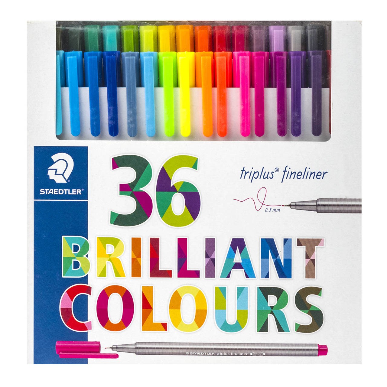 روان نویس 36 رنگ استدلر مدل Triplus Brilliant Colors