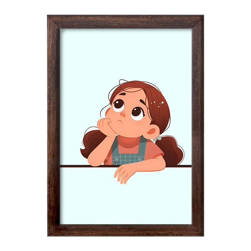 تابلو خندالو طرح دخترانه بامزه کد F5554