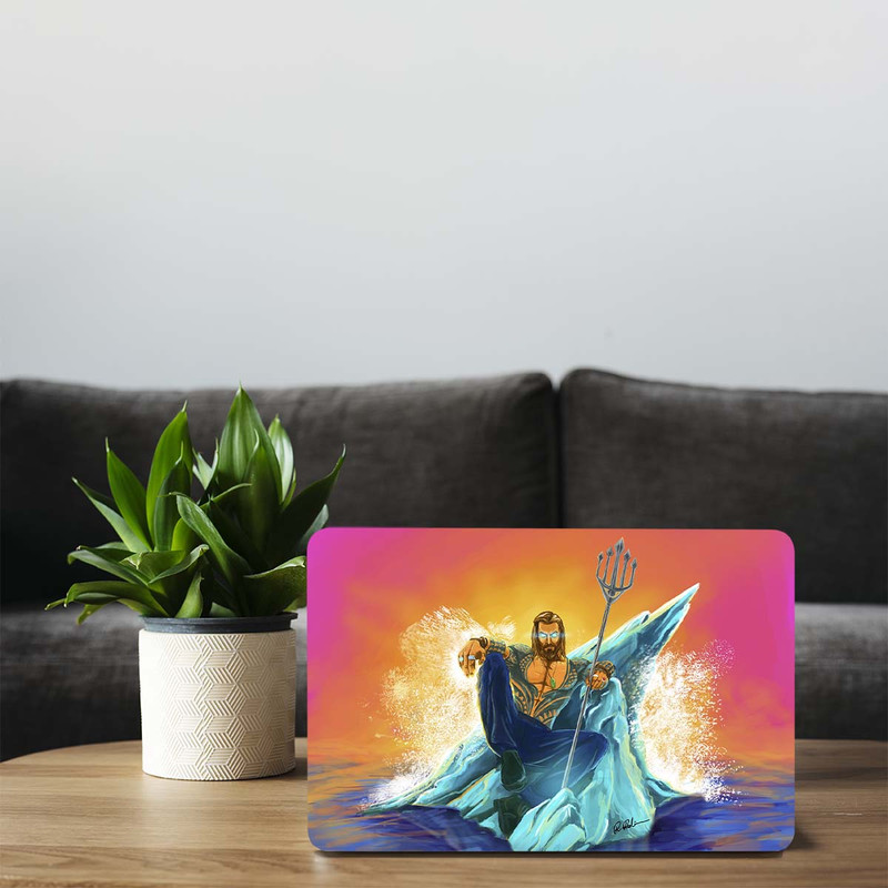 استیکر لپ تاپ طرح aquaman arts کد G-1322 مناسب برای لپ تاپ 15.6 اینچ