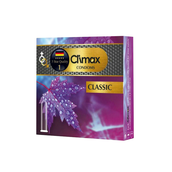 کاندوم کلایمکس مدل classic بسته 3 عددی