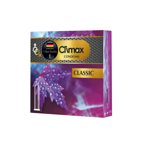 کاندوم کلایمکس مدل classic بسته 3 عددی -  - 1