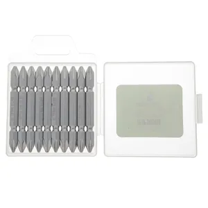 Silver PH-Chrome Mirror Two Side Screwdriver Bit 10 PCS