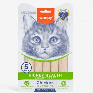 تشویقی گربه ونپی مدل Kidney Health طعم مرغ و سبزیجات وزن 70 گرم