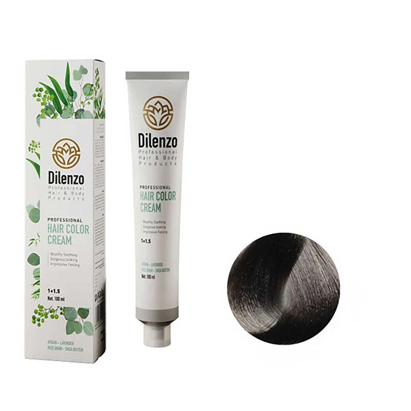 رنگ مو دیلنزو شماره 5C حجم 100 میلی لیتر رنگ قهوه ای خاکستری روشن