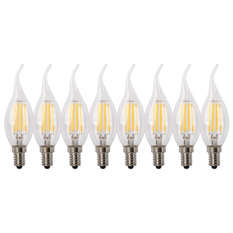 لامپ ال ای دی فیلامنتی 4 وات سولان کد LM8-01 پایه E14 - بسته 8 عددی