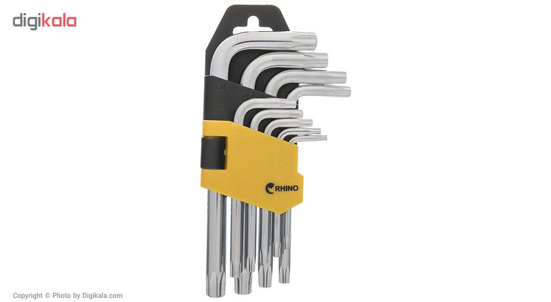مجموعه 9 عددی آچار ستاره ای رینو مدل RPT-4115 مجموعه 9 عددی آچار ستاره ای رینو مدل RPT-4115