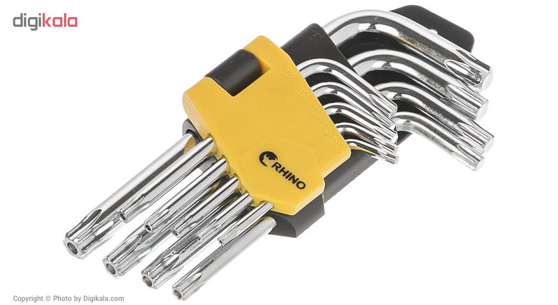 مجموعه 9 عددی آچار ستاره ای رینو مدل RPT-4115 مجموعه 9 عددی آچار ستاره ای رینو مدل RPT-4115