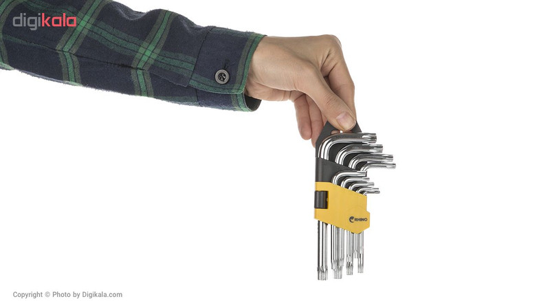 مجموعه 9 عددی آچار ستاره ای رینو مدل RPT-4115 مجموعه 9 عددی آچار ستاره ای رینو مدل RPT-4115