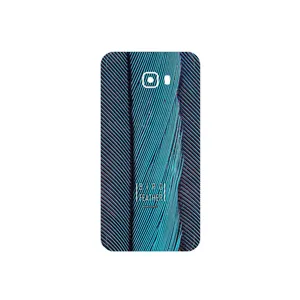 MAHOOT Turquoise feathers Cover Sticker for Samsung Galaxy C7 Pro