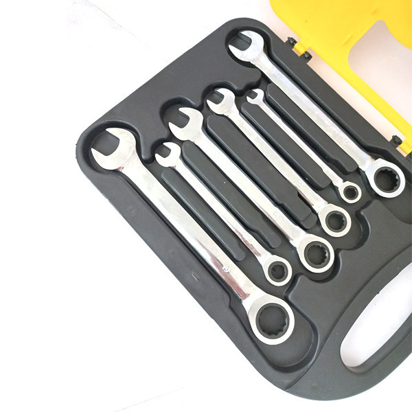 آچار جغجغه ای تیانمو مدل TM_7 مجموعه 7 عددی آچار جغجغه ای تیانمو مدل TM_7 مجموعه 7 عددی