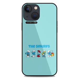 AKAM AMC-WA13M-SMURFS-22 Cover For Apple iPhone 13 Mini