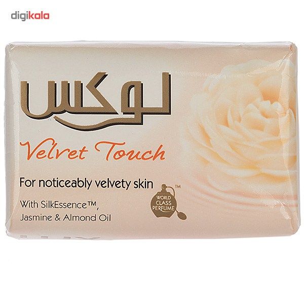 صابون لوکس مدل Velvet Touch مقدار 125 گرم بسته 6 عددی -  - 2