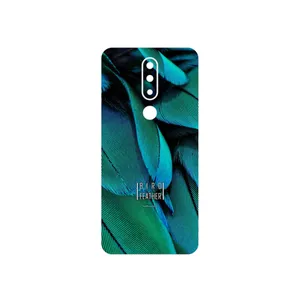 MAHOOT Green Feather Cover Sticker for Nokia 5.1 Plus