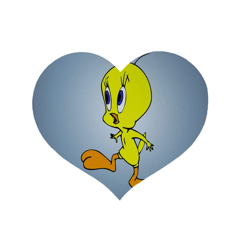 پادری مدل قلب طرح جوجه کد 8519 سایز 90 × 90 سانتی متر